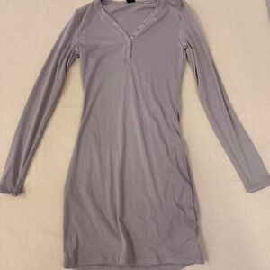 Wild Fable ribbed long‎ sleeve mini dress